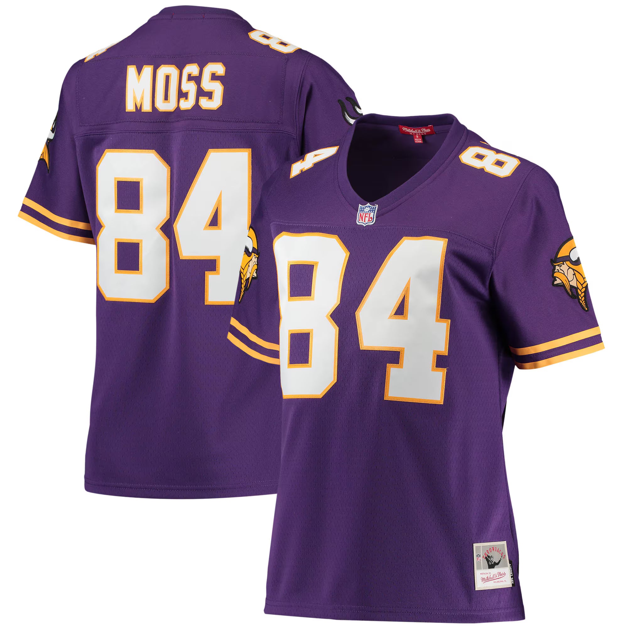 Randy Moss Minnesota Vikings Mitchell &amp; Ness Women's Legacy Replica Team Jersey - Purple