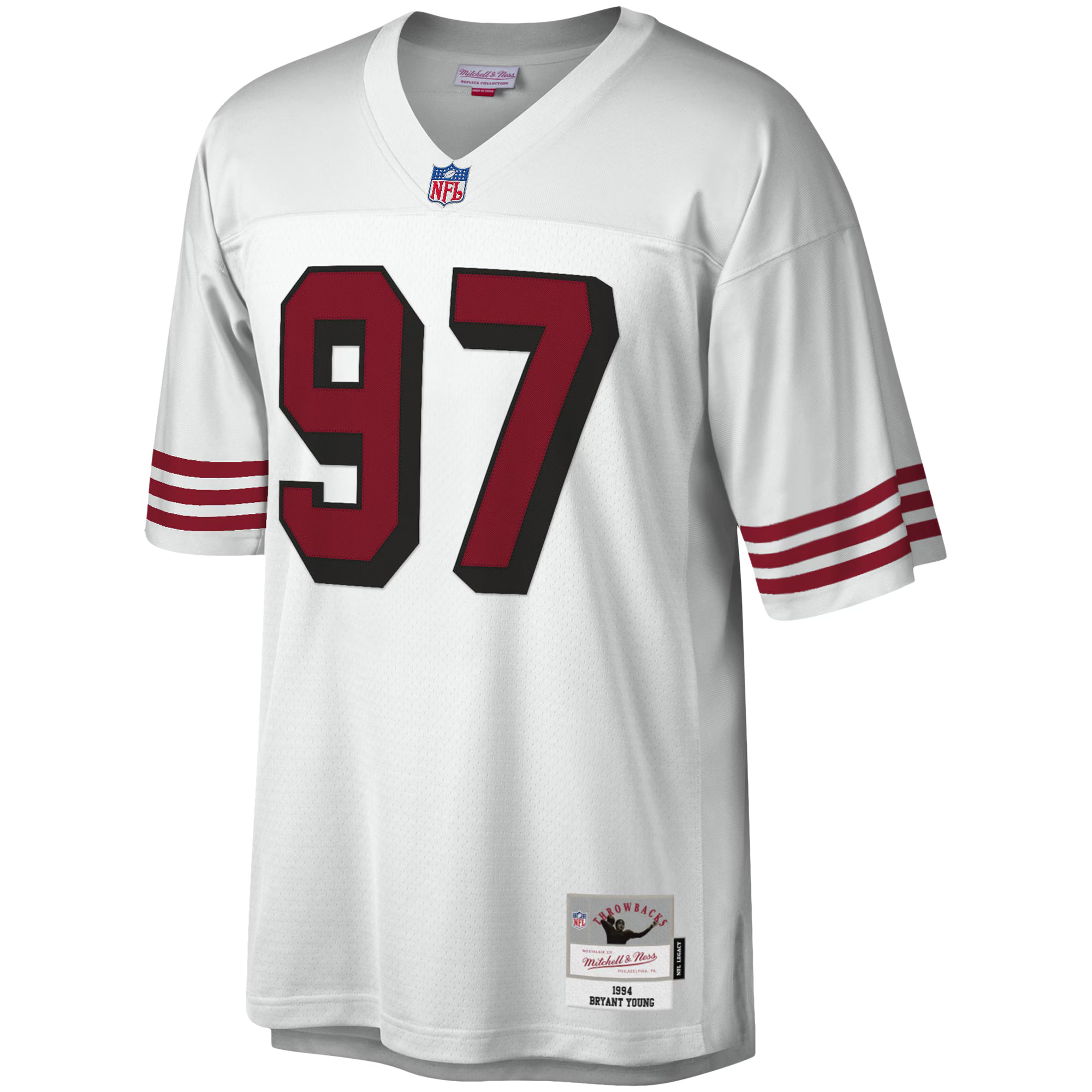 Bryant Young San Francisco 49ers Mitchell &amp; Ness Legacy Replica Jersey - White