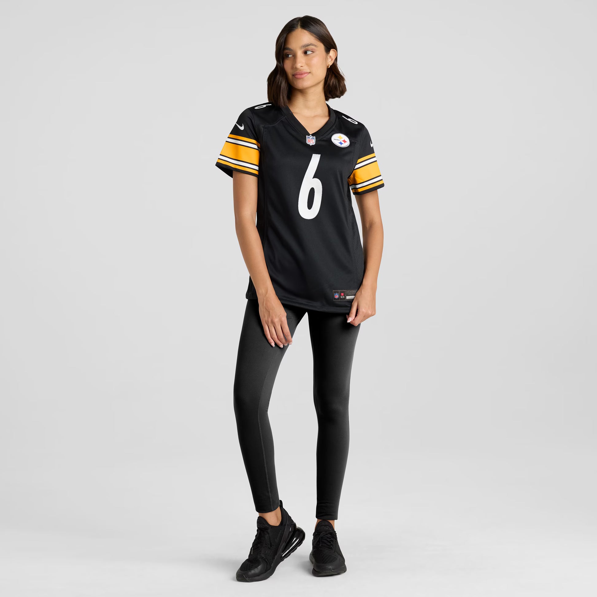 Patrick Queen Pittsburgh Steelers Nike Women's Team Game Jersey -  Black