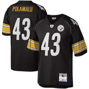 Troy Polamalu Pittsburgh Steelers Mitchell &amp; Ness Legacy Replica Jersey - Black