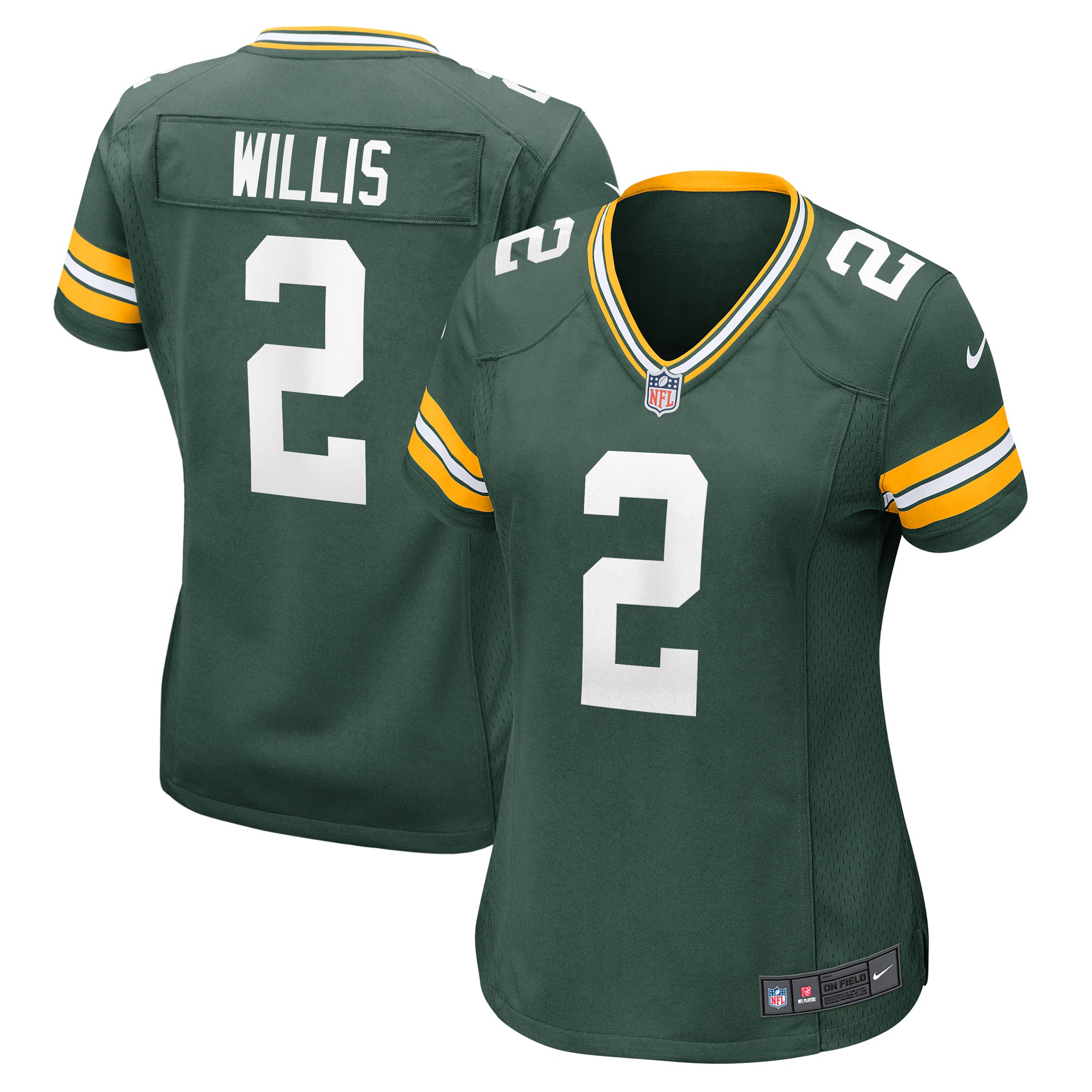 Malik Willis Green Bay Packers Nike Women's  Game Jersey -  Green