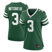 John Metchie III New York Jets Nike Women's Team Game Jersey - Legacy Green