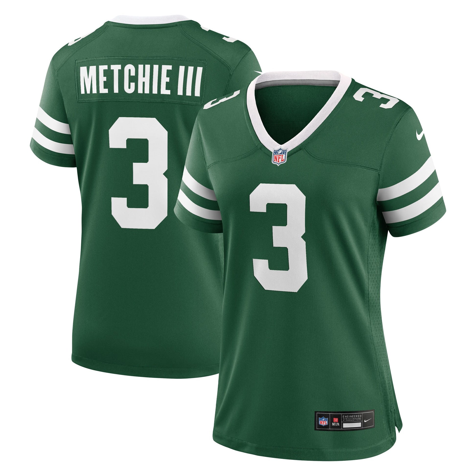 John Metchie III New York Jets Nike Women's Team Game Jersey - Legacy Green