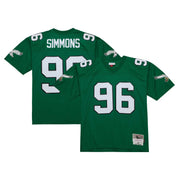 Clyde Simmons Philadelphia Eagles Mitchell &amp; Ness Legacy Replica Jersey - Kelly Green