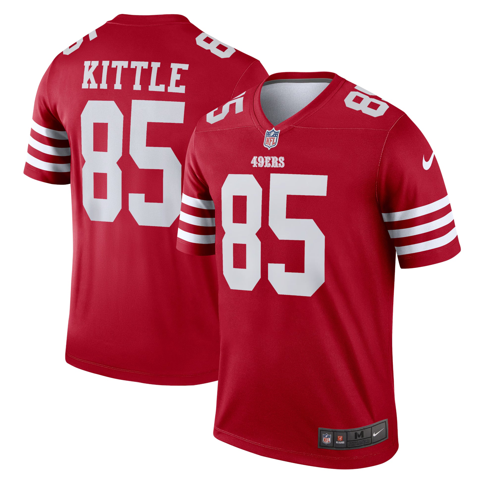 George Kittle San Francisco 49ers Nike Legend Player Performance Top - Scarlet