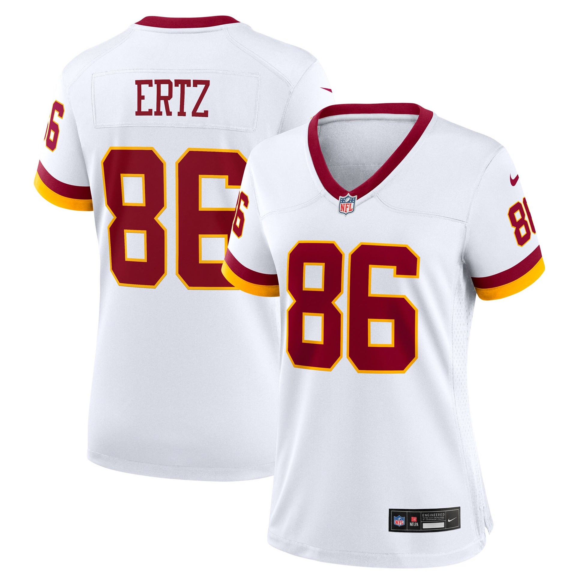 Zach Ertz Washington Commanders Nike Women's Game Super Bowl Era Jersey - White