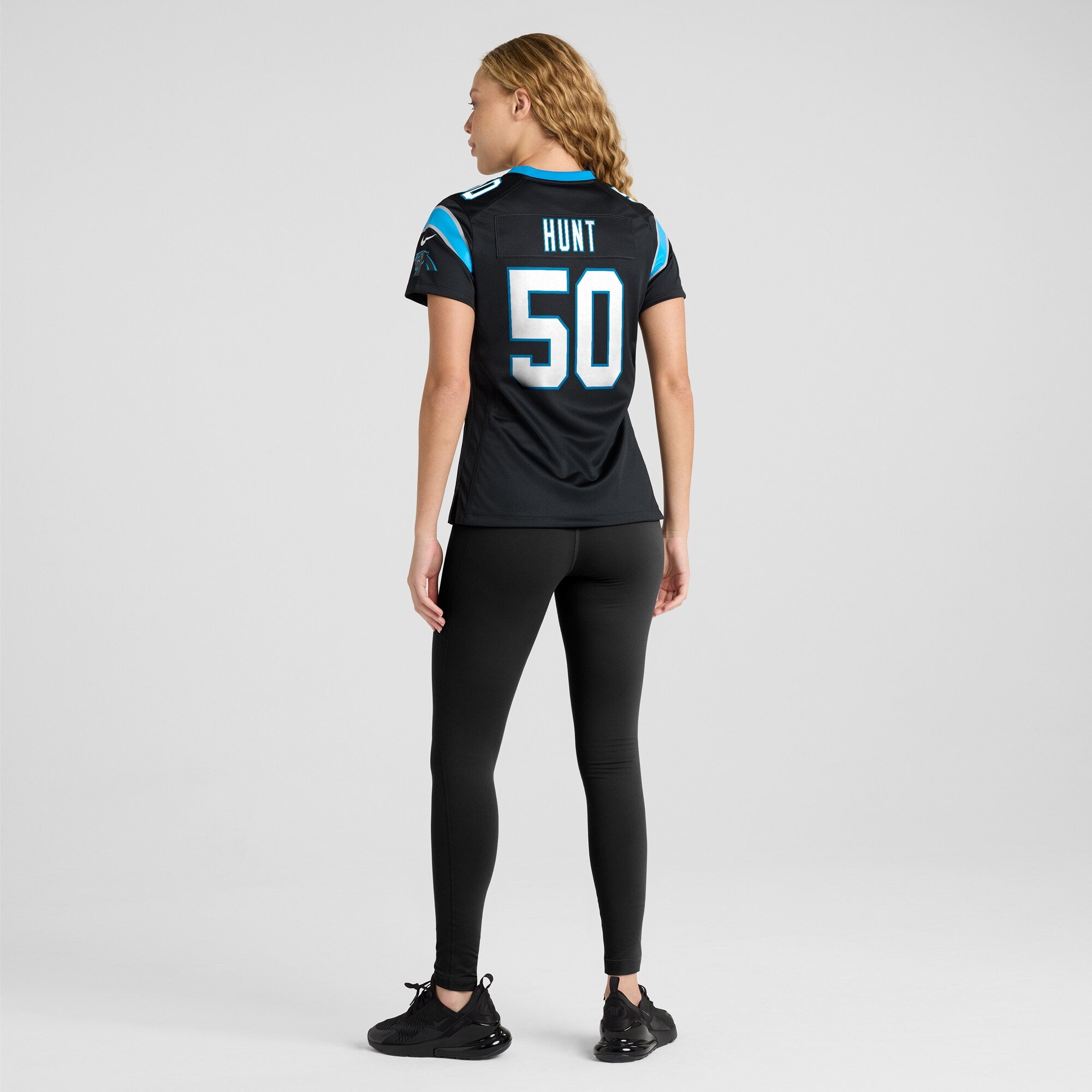 Robert Hunt Carolina Panthers Nike Women's  Game Jersey -  Black
