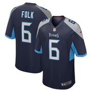 Nick Folk Tennessee Titans Nike Team Game Jersey -  Navy