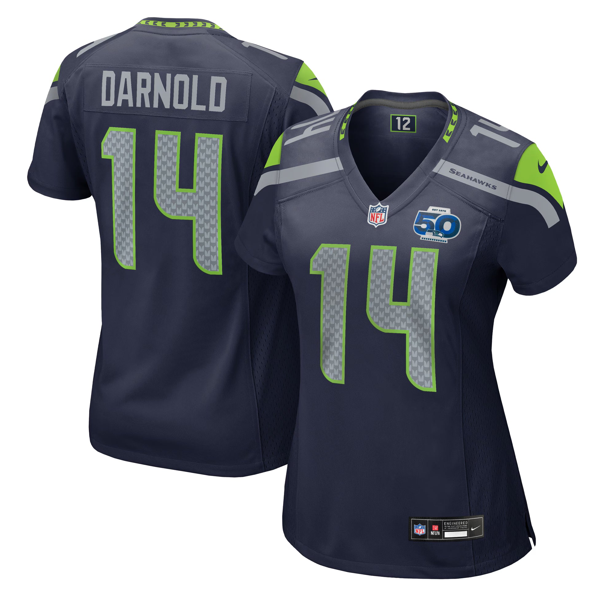 Sam Darnold Seattle Seahawks Nike Women's Team 50th Season Game Jersey - College Navy