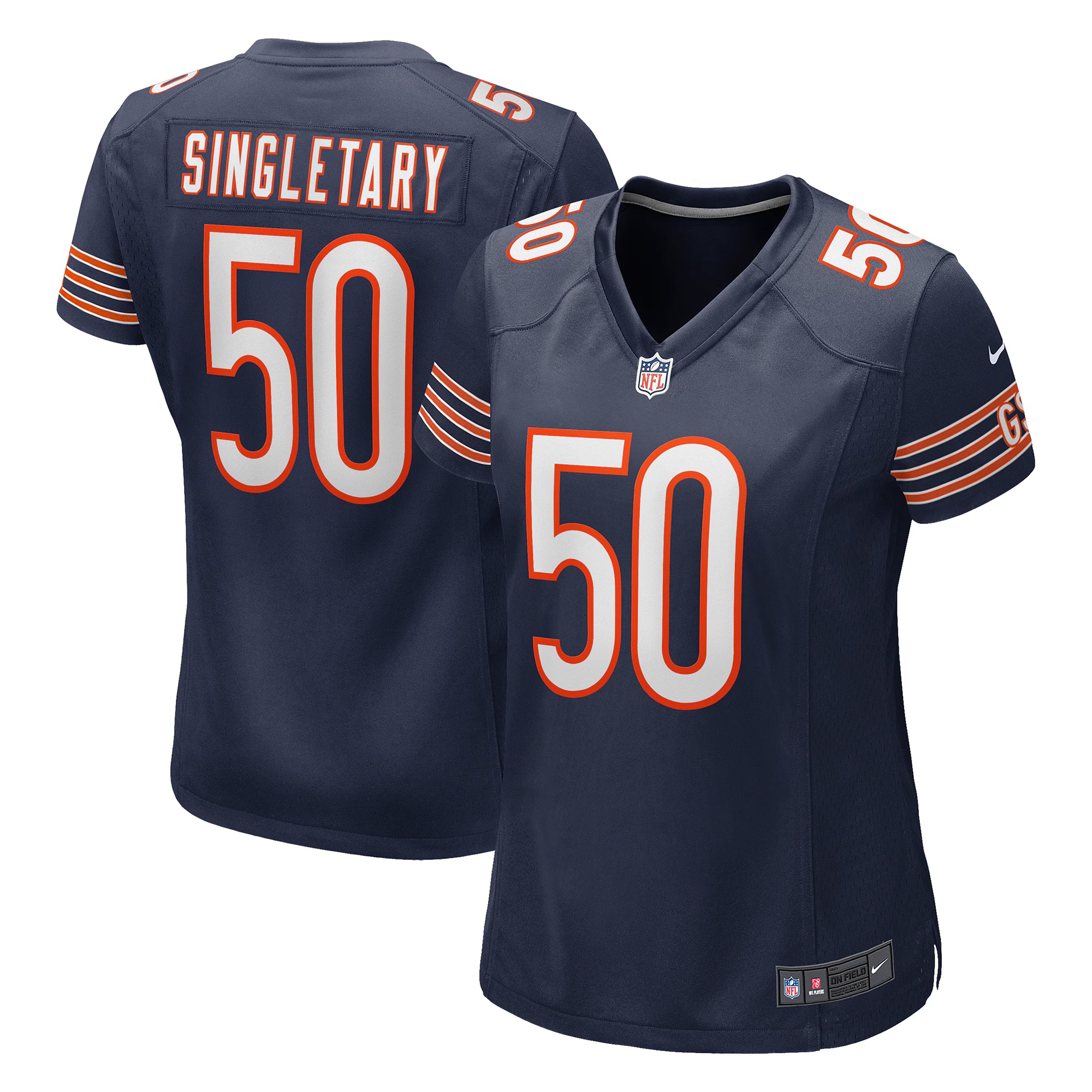 Mike Singletary Chicago Bears Nike Women's Game Retired Player Jersey - Navy
