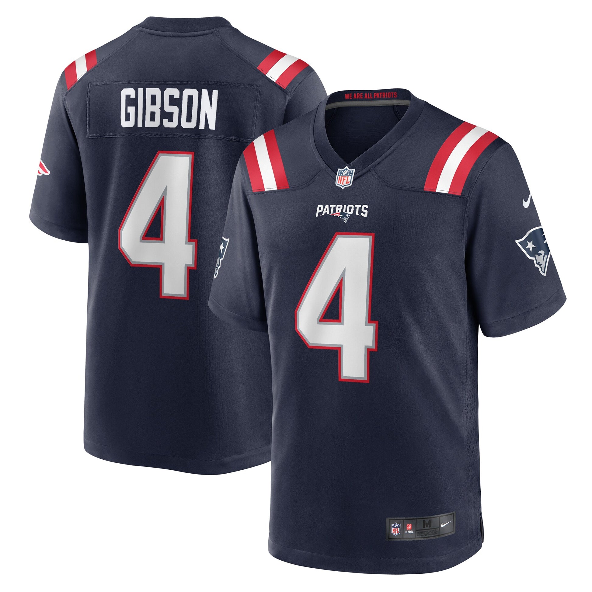 Antonio Gibson New England Patriots Nike  Game Jersey -  Navy