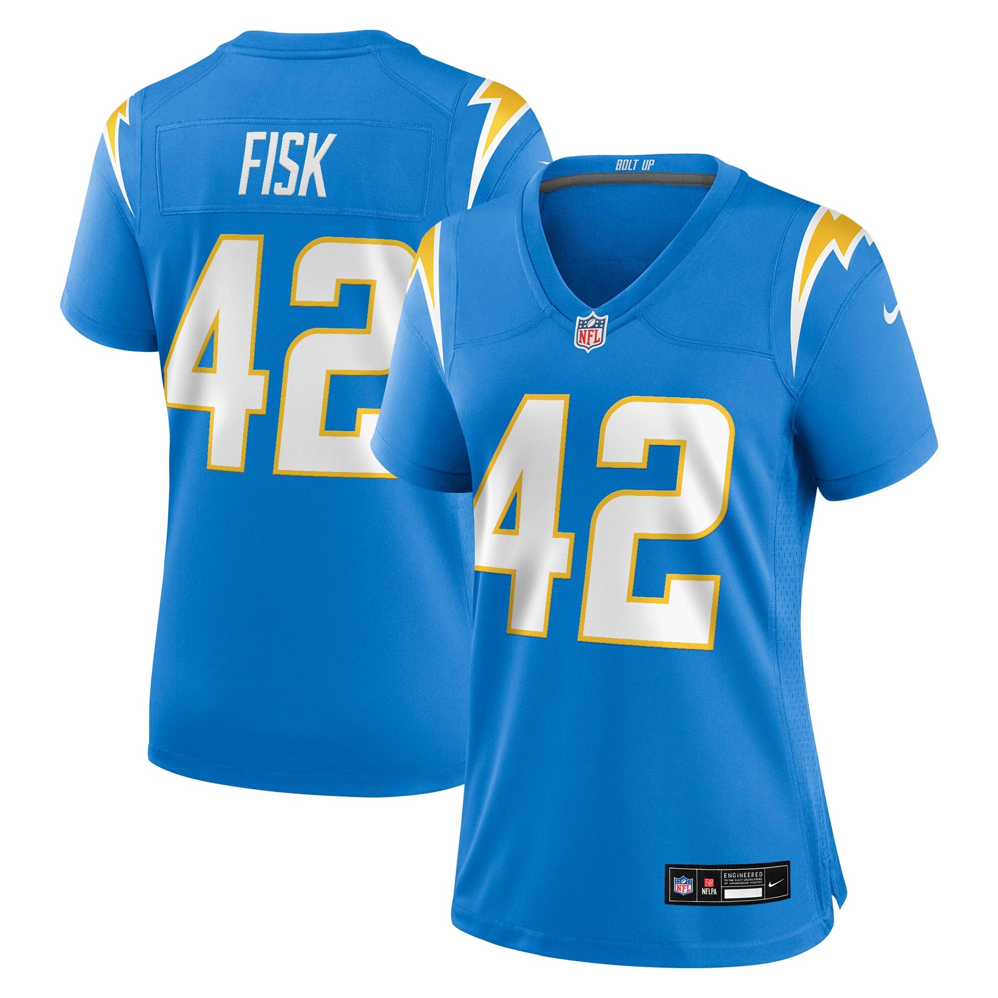 Tucker Fisk Los Angeles Chargers Nike Women's Team Game Jersey -  Powder Blue