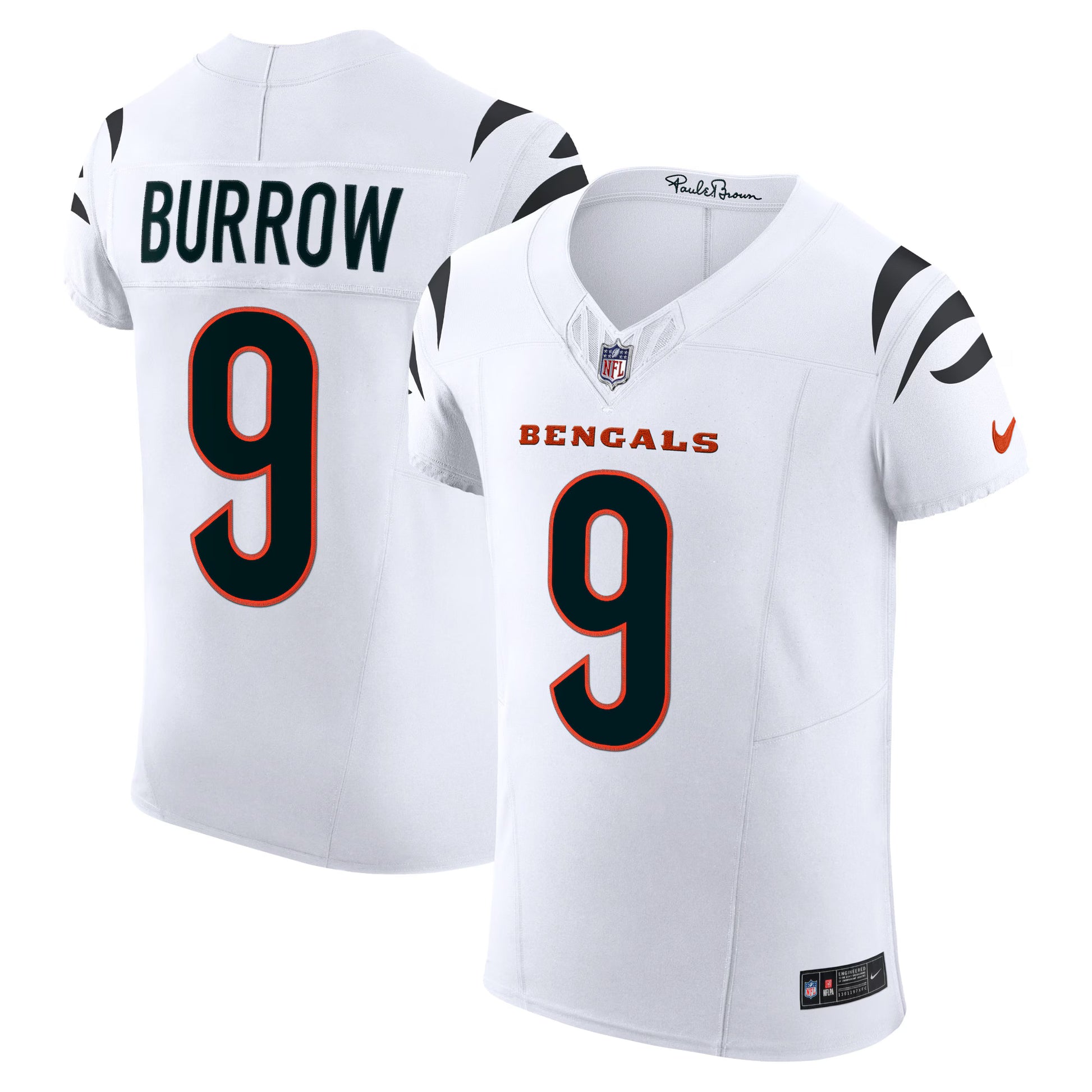 Joe Burrow Cincinnati Bengals Nike  Vapor F.U.S.E. Elite Jersey - White