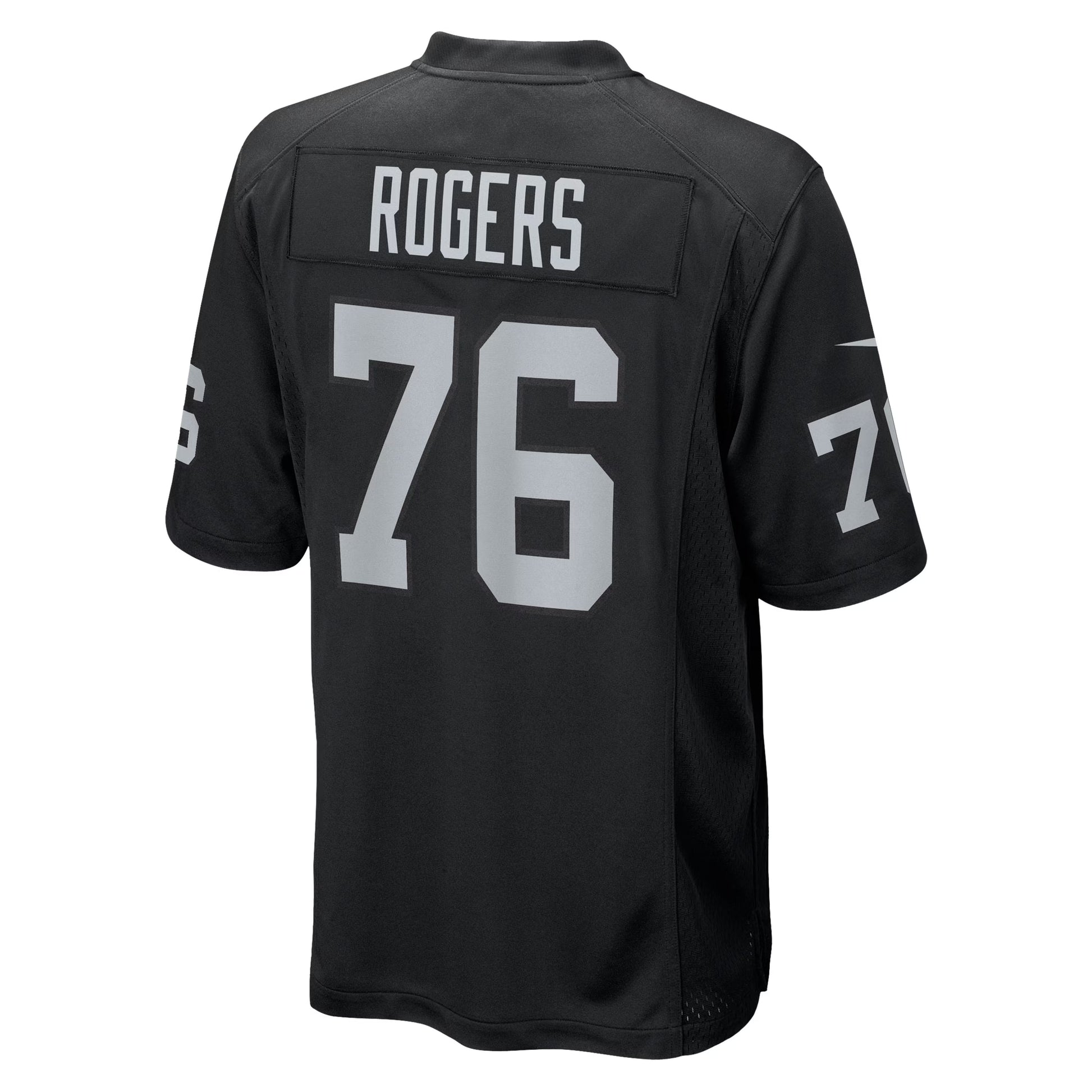 Caleb Rogers Las Vegas Raiders Nike Team Game Jersey -  Black