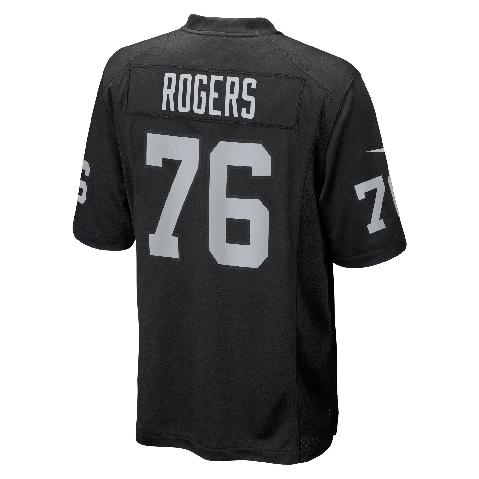 Caleb Rogers Las Vegas Raiders Nike Team Game Jersey -  Black