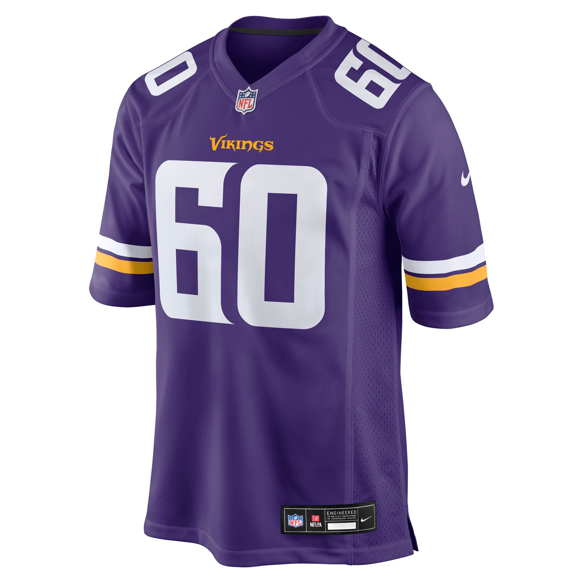 Joe Huber Minnesota Vikings Nike Team Game Jersey -  Purple