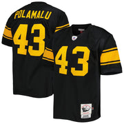 Troy Polamalu Pittsburgh Steelers 2008 Mitchell &amp; Ness Authentic Throwback Retired Player Jersey - Black