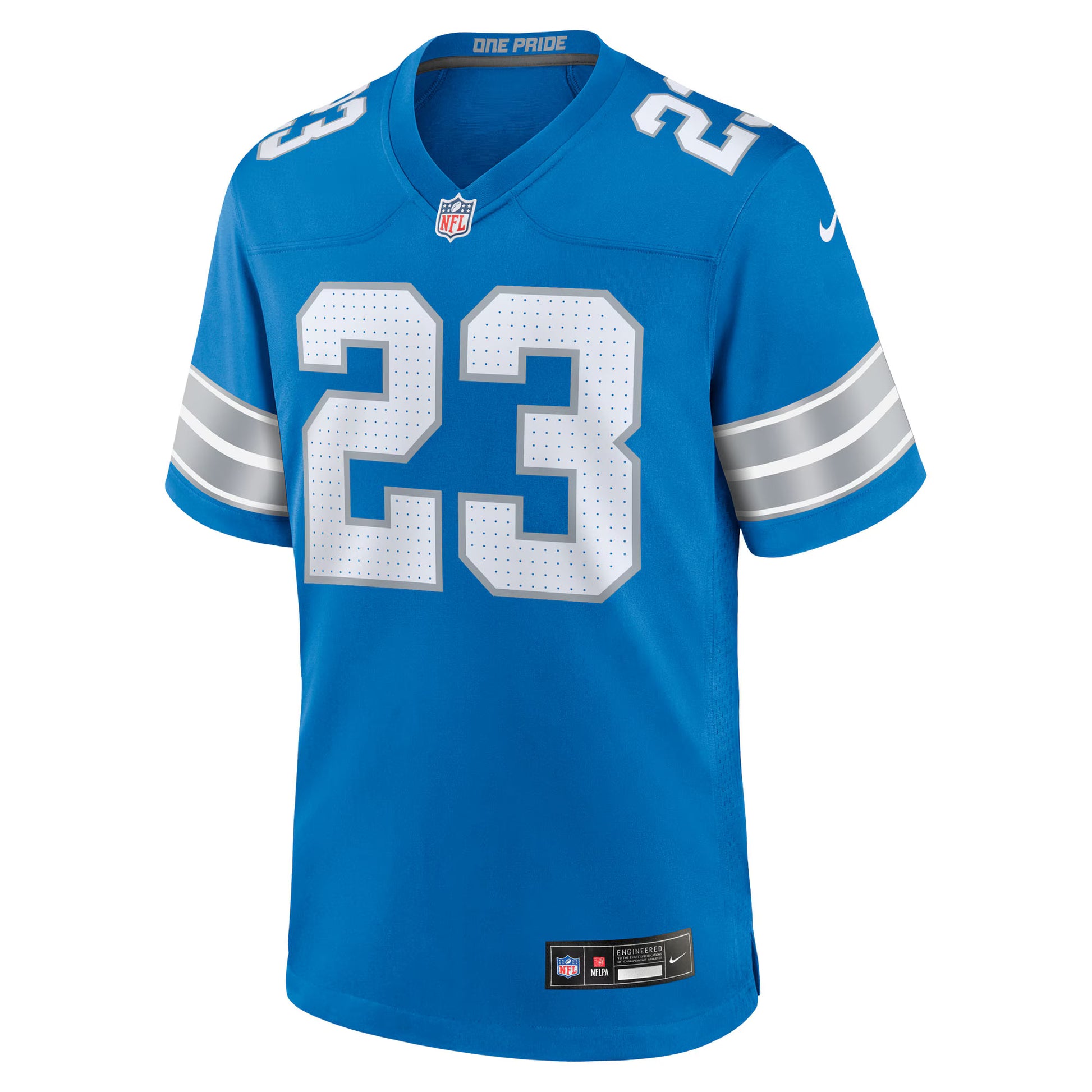 Rock Ya-Sin Detroit Lions Nike Team Game Jersey -  Blue