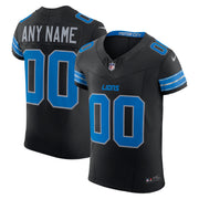 Detroit Lions Nike Alternate Vapor F.U.S.E. Elite Custom Jersey -  Black