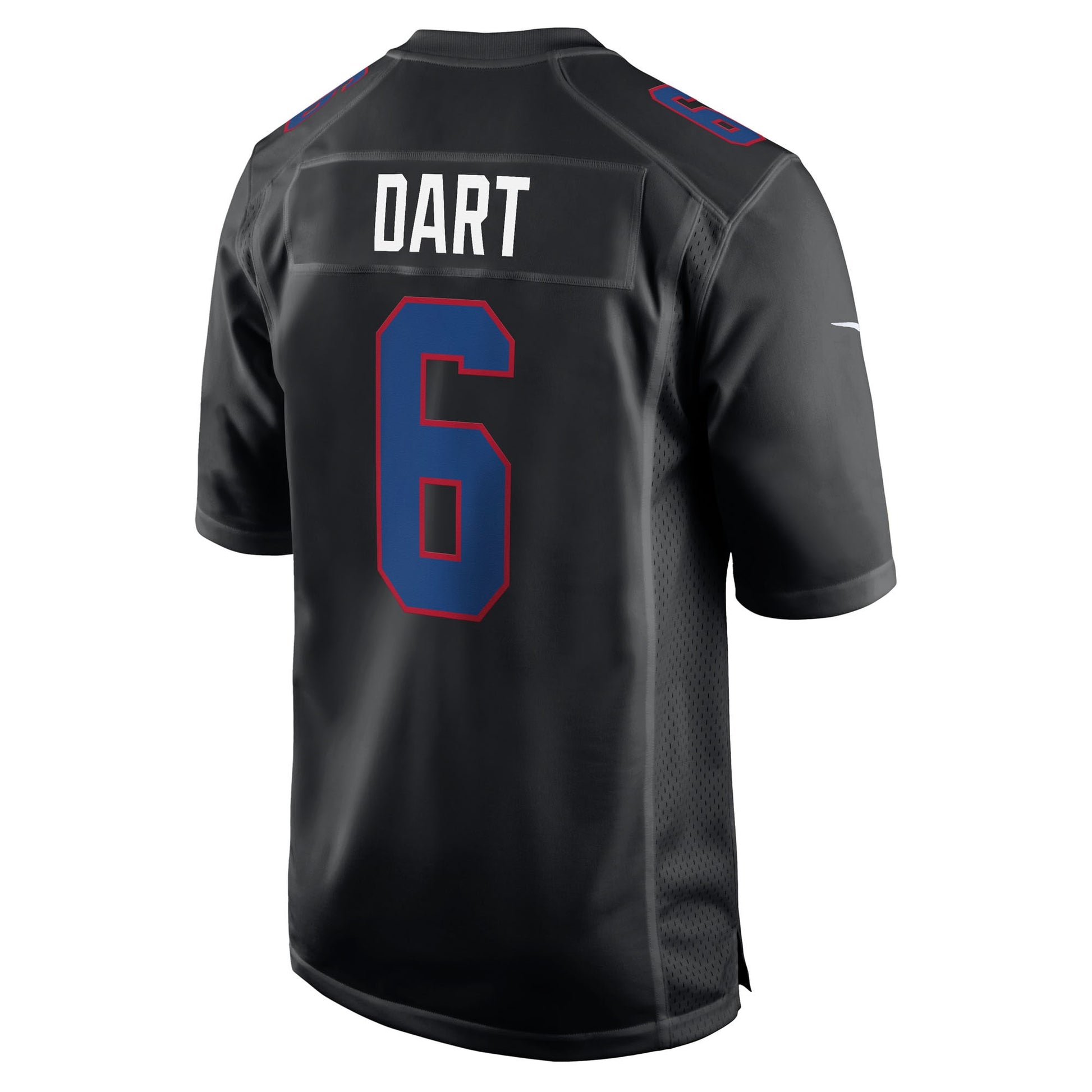 Jaxson Dart New York Giants Nike Fashion Game Jersey - Carbon Black