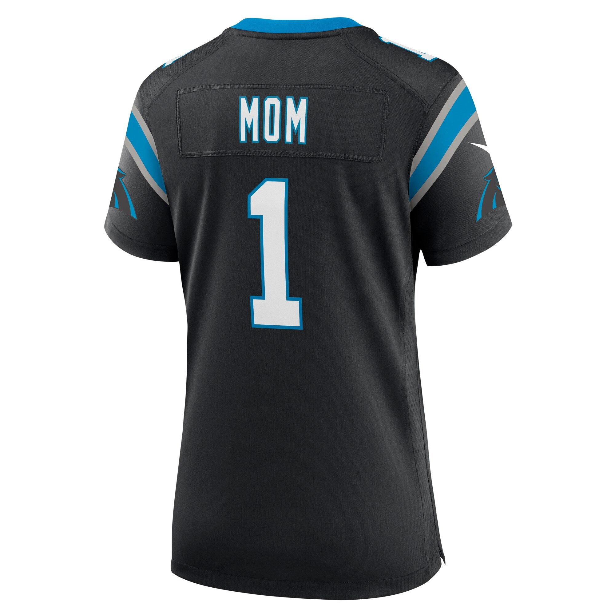 Number 1 Mom Carolina Panthers Nike Women's Game Jersey - Black