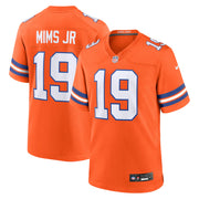 Marvin Mims Jr Denver Broncos Nike Mile High Collection 1977 Throwback Player Game Jersey - Orange