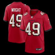 Owen Wright Tampa Bay Buccaneers Nike Team  Game Jersey -  Red