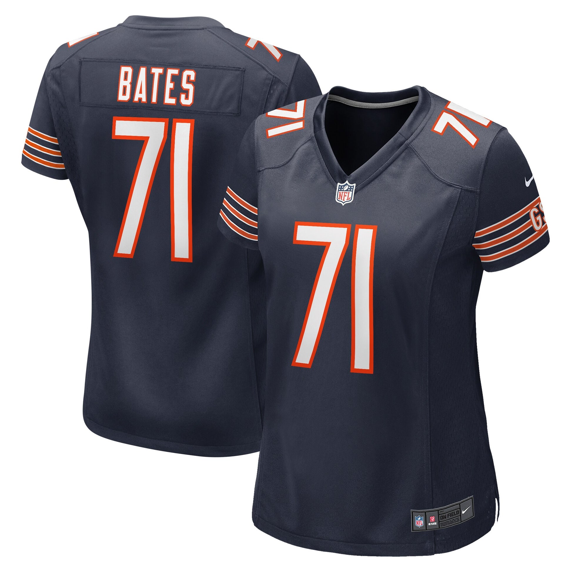 Ryan Bates Chicago Bears Nike Women's  Game Jersey -  Navy