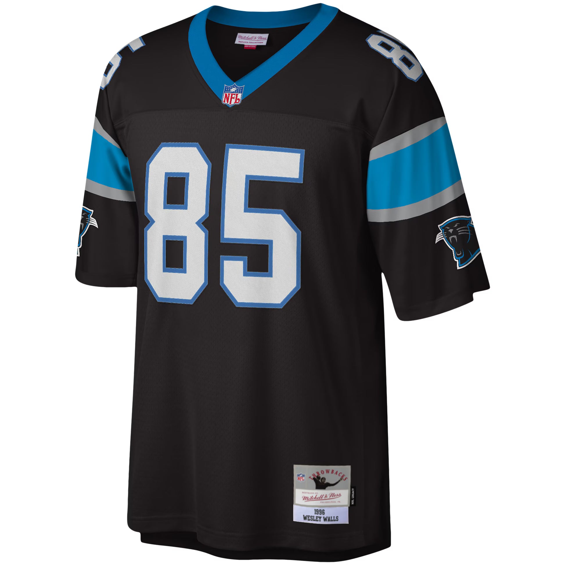 Wesley Walls Carolina Panthers Mitchell &amp; Ness Legacy Replica Jersey - Black