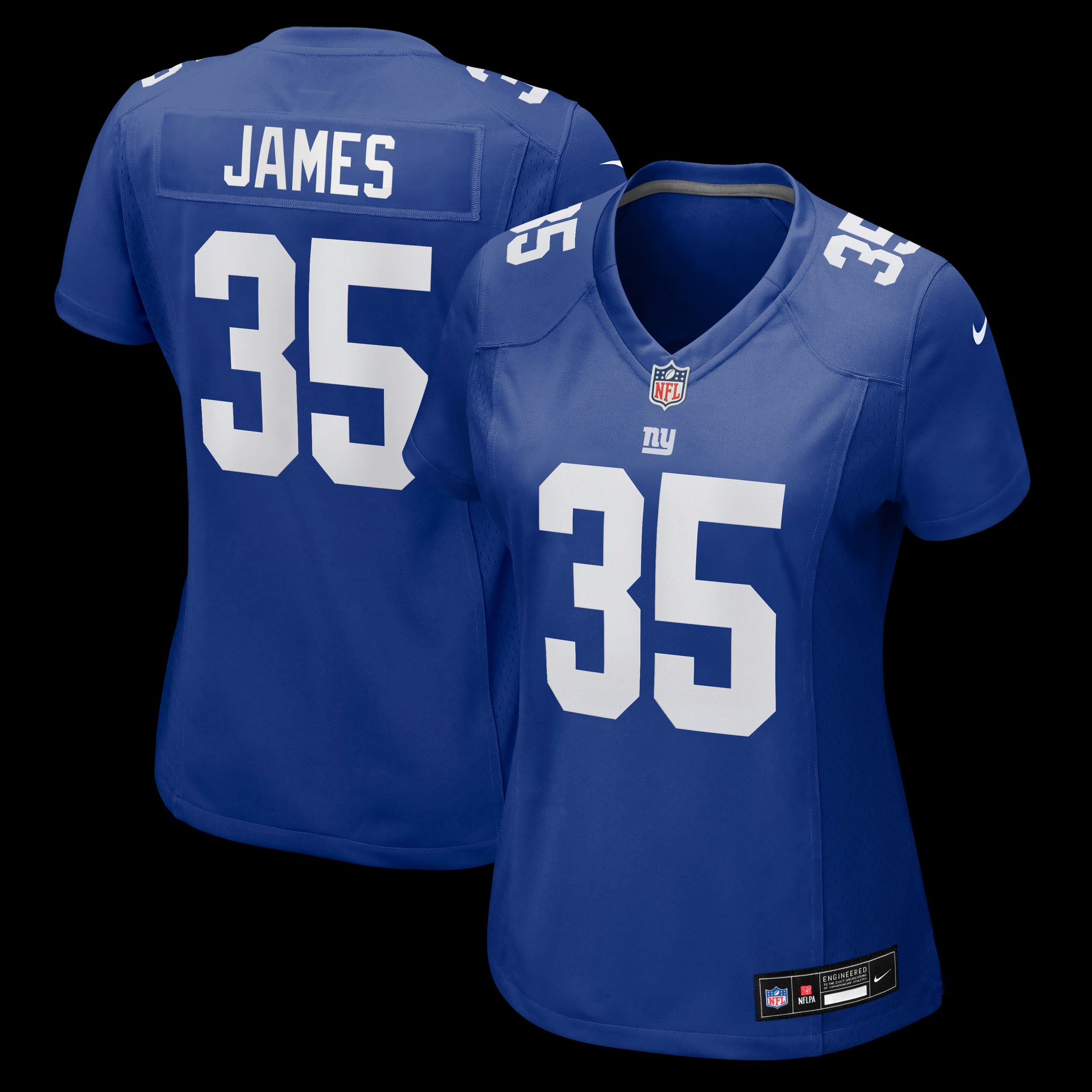 LaMareon James New York Giants Nike Women's Team Game Jersey -  Royal