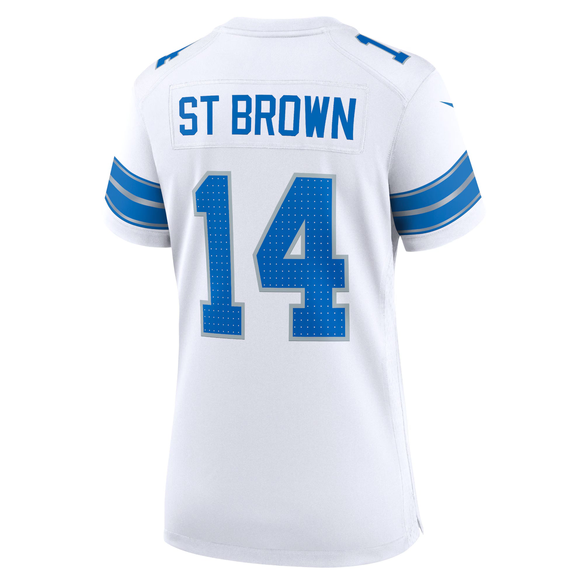 Amon-Ra St. Brown Detroit Lions Nike Women's White Game Jersey - White