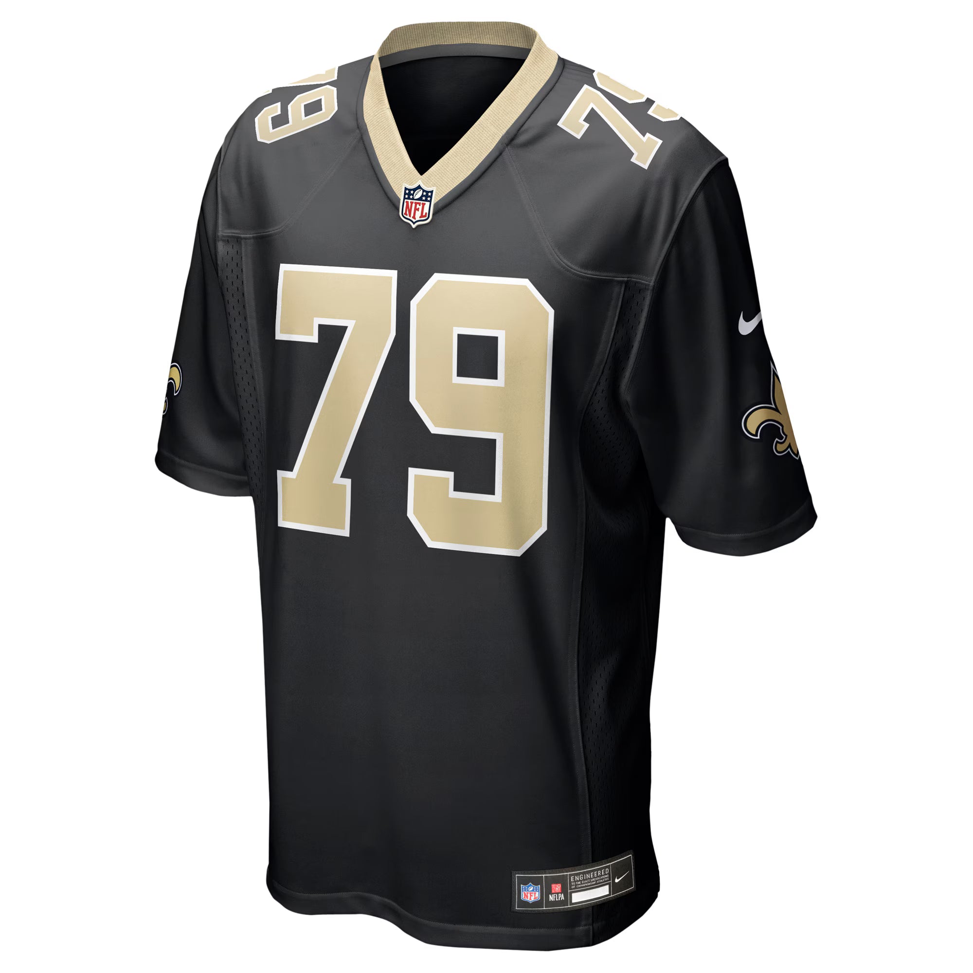 Luke Fortner New Orleans Saints Nike Team Game Jersey -  Black