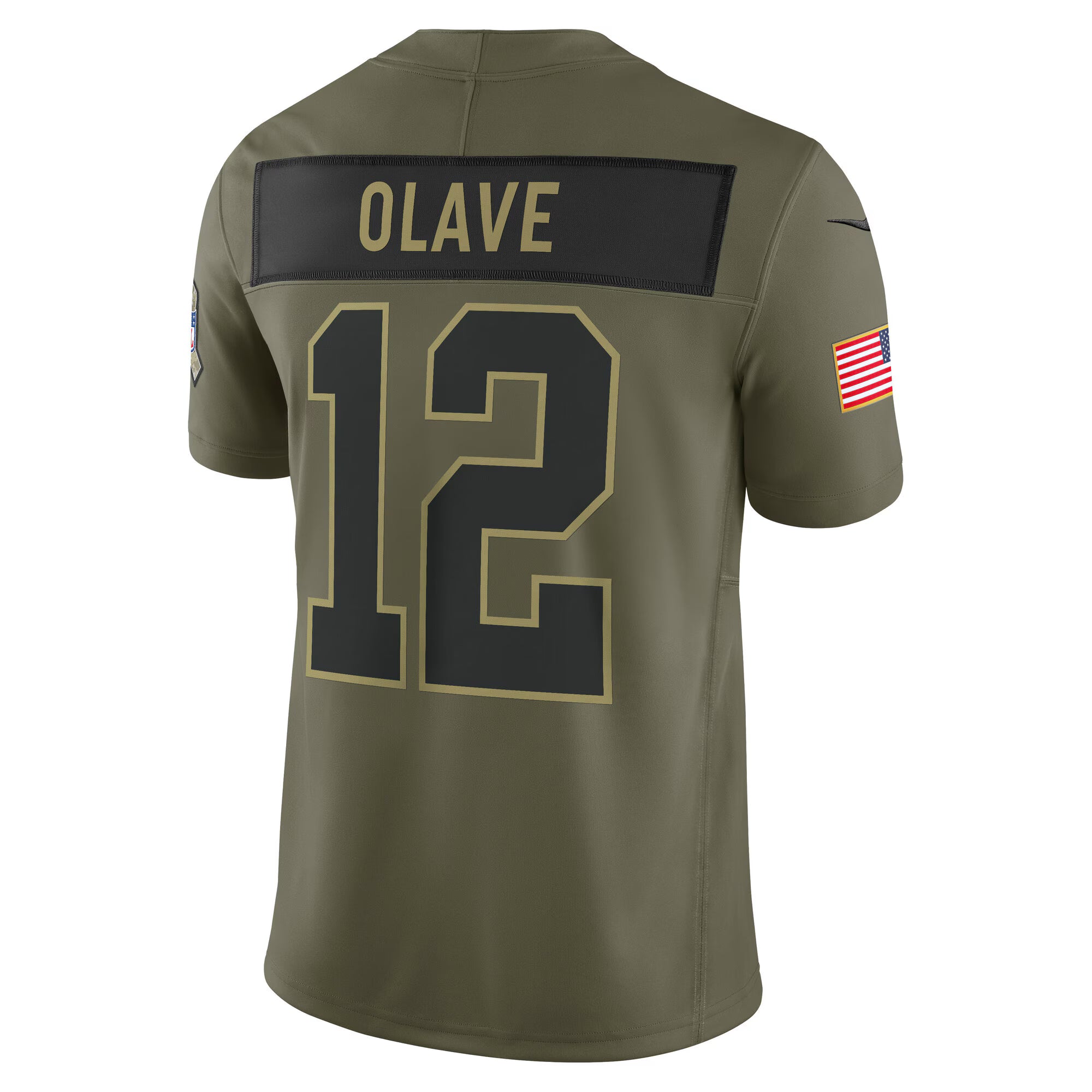 Chris Olave New Orleans Saints Nike 2025 Salute to Service Limited Jersey - Olive