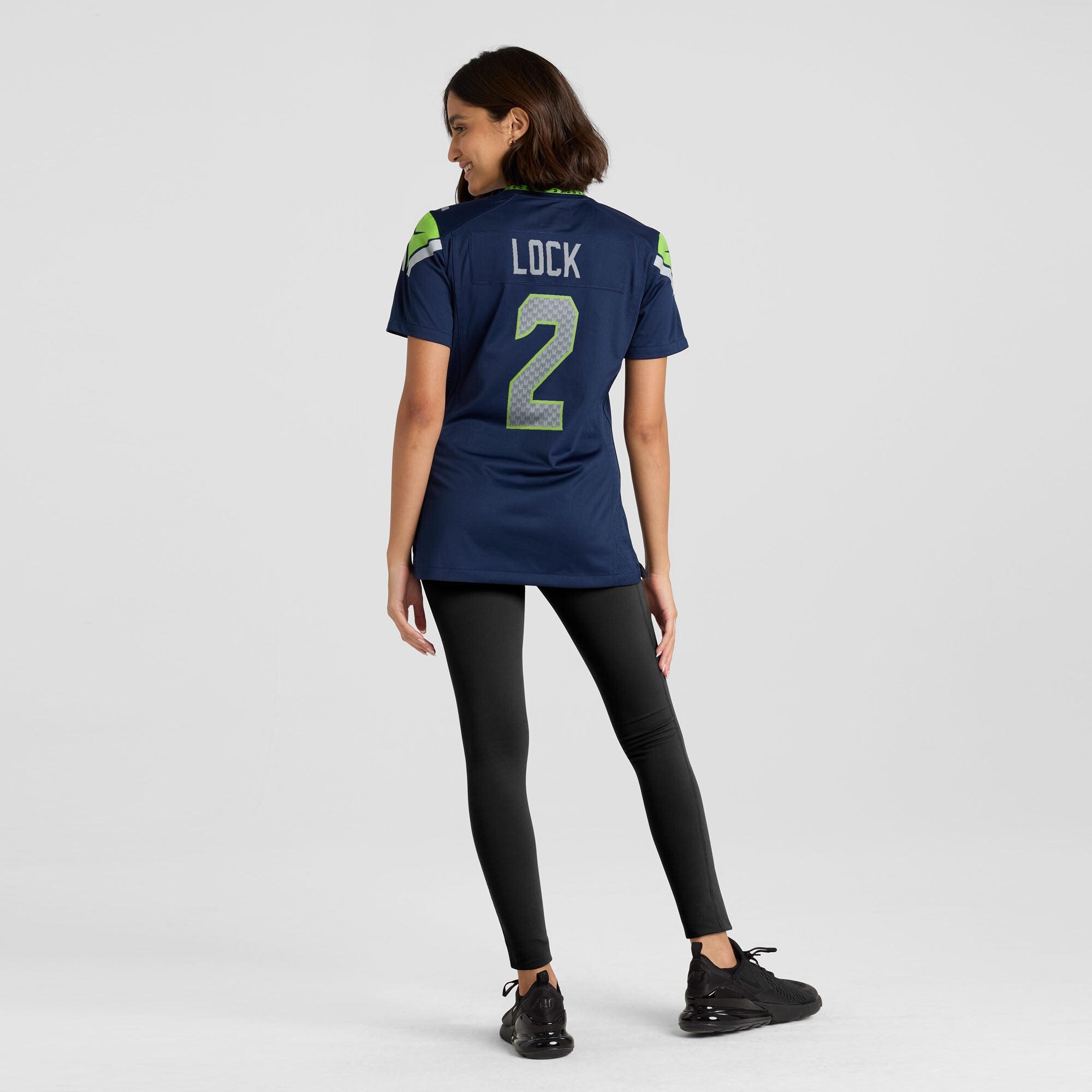 Drew Lock Seattle Seahawks Nike Women's Team Game Jersey -  College Navy