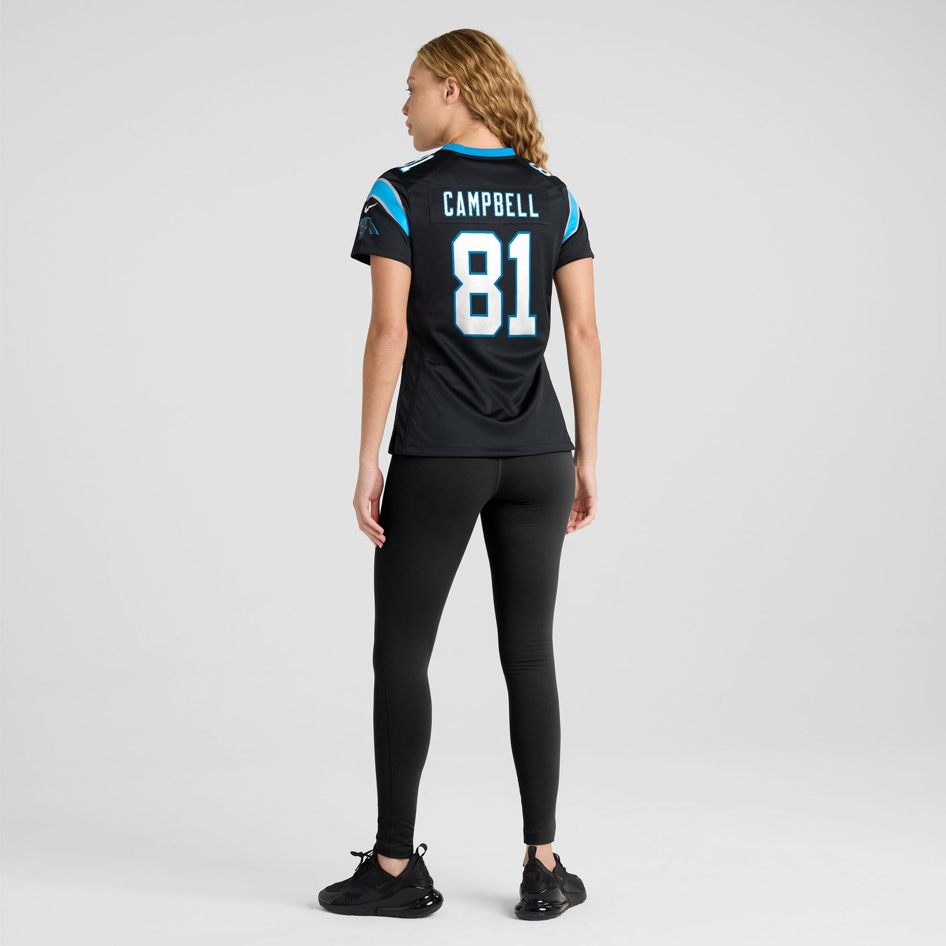Dalevon Campbell Carolina Panthers Nike Women's Team Game Jersey -  Black
