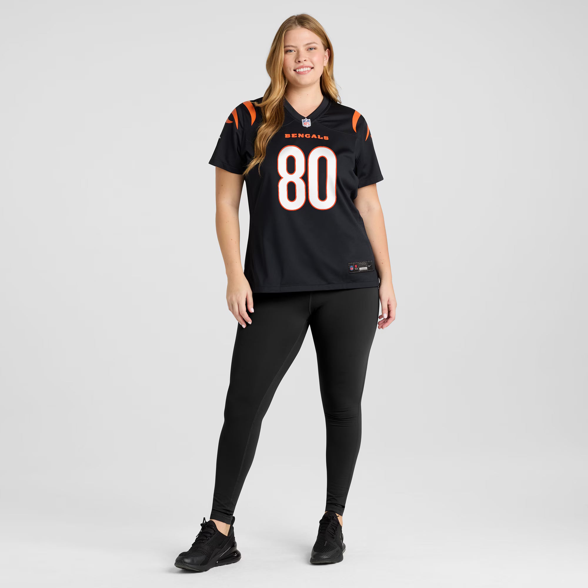 Andrei Iosivas Cincinnati Bengals Nike Women's Team Game Jersey -  Black