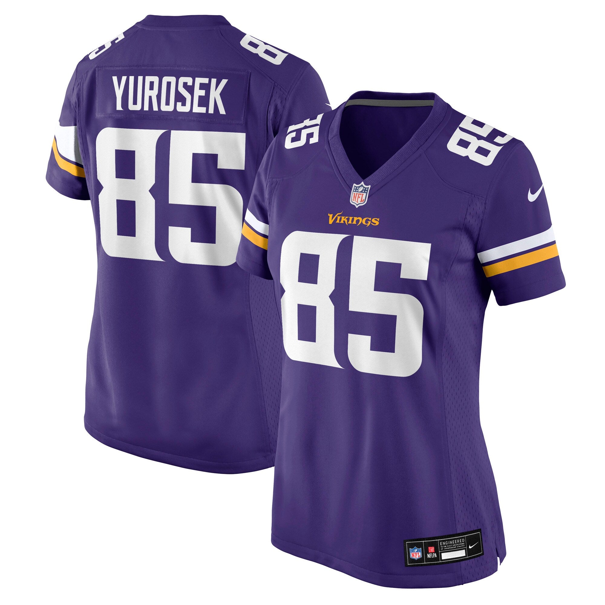 Ben Yurosek Minnesota Vikings Nike Women's Team Game Jersey -  Purple