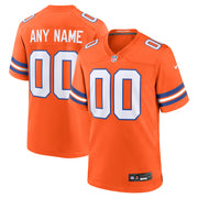 Denver Broncos Nike Mile High Collection 1977 Throwback Custom Game Jersey - Orange