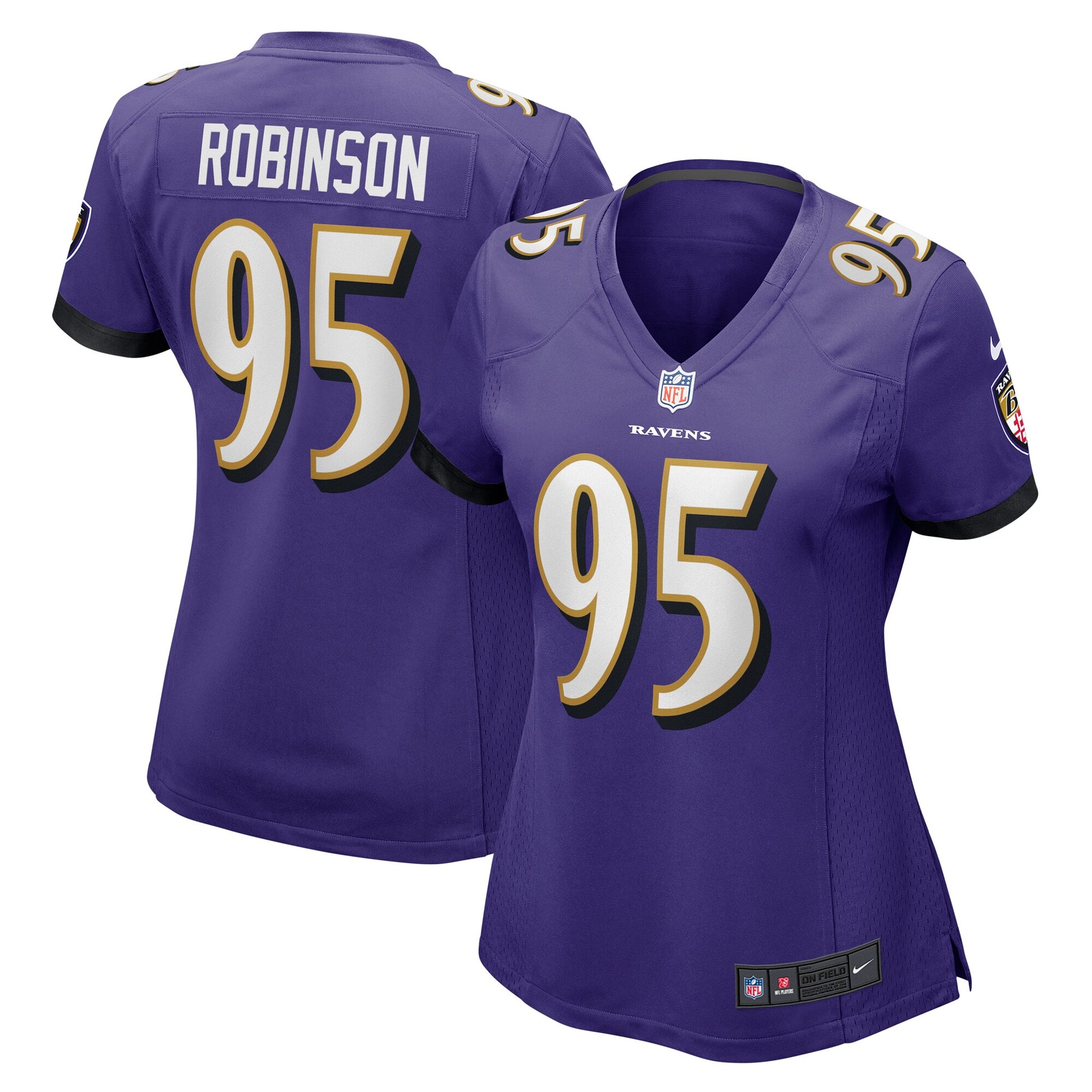 Tavius Robinson Baltimore Ravens Nike Women's  Game Jersey -  Purple