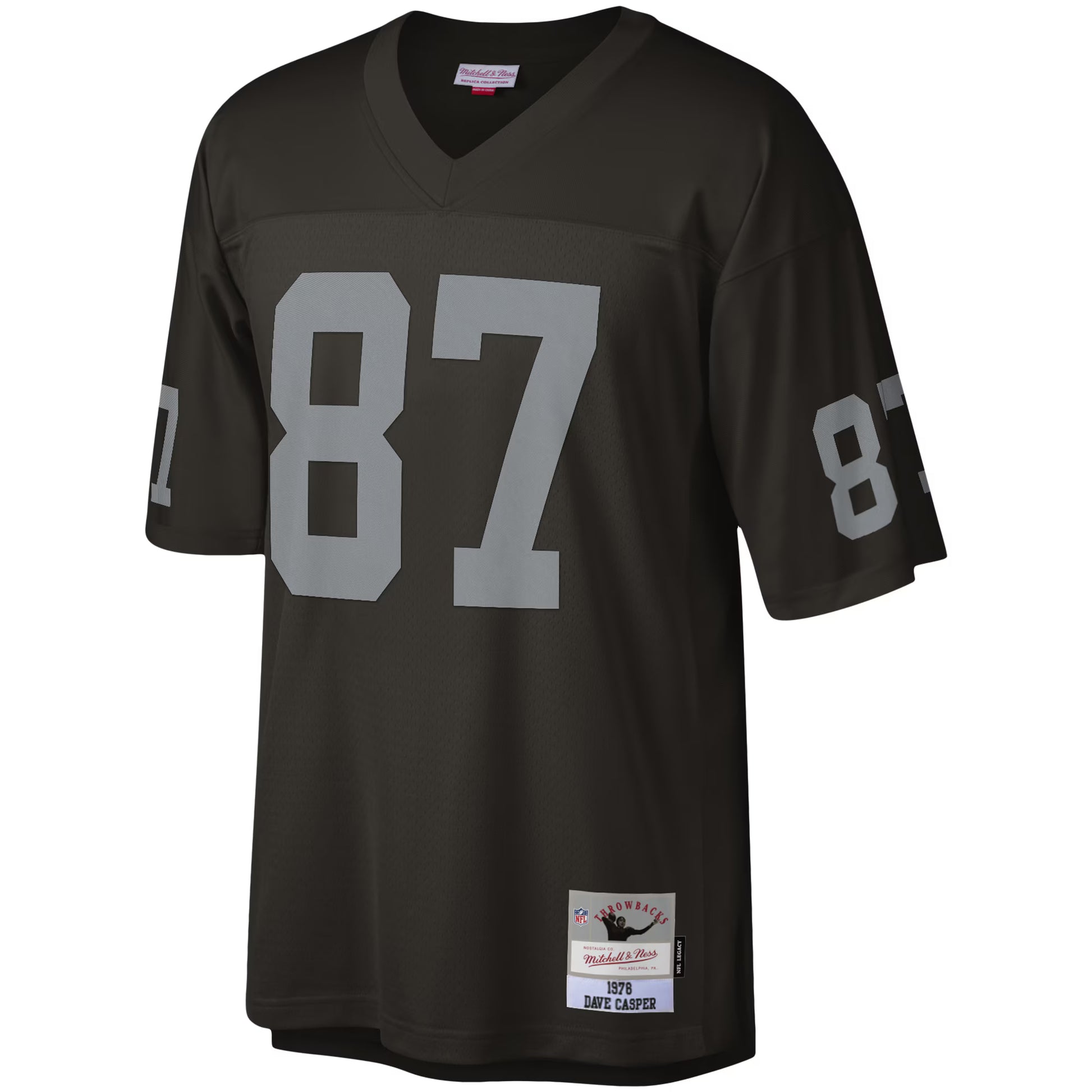 Dave Casper Las Vegas Raiders Mitchell &amp; Ness Legacy Replica Jersey - Black