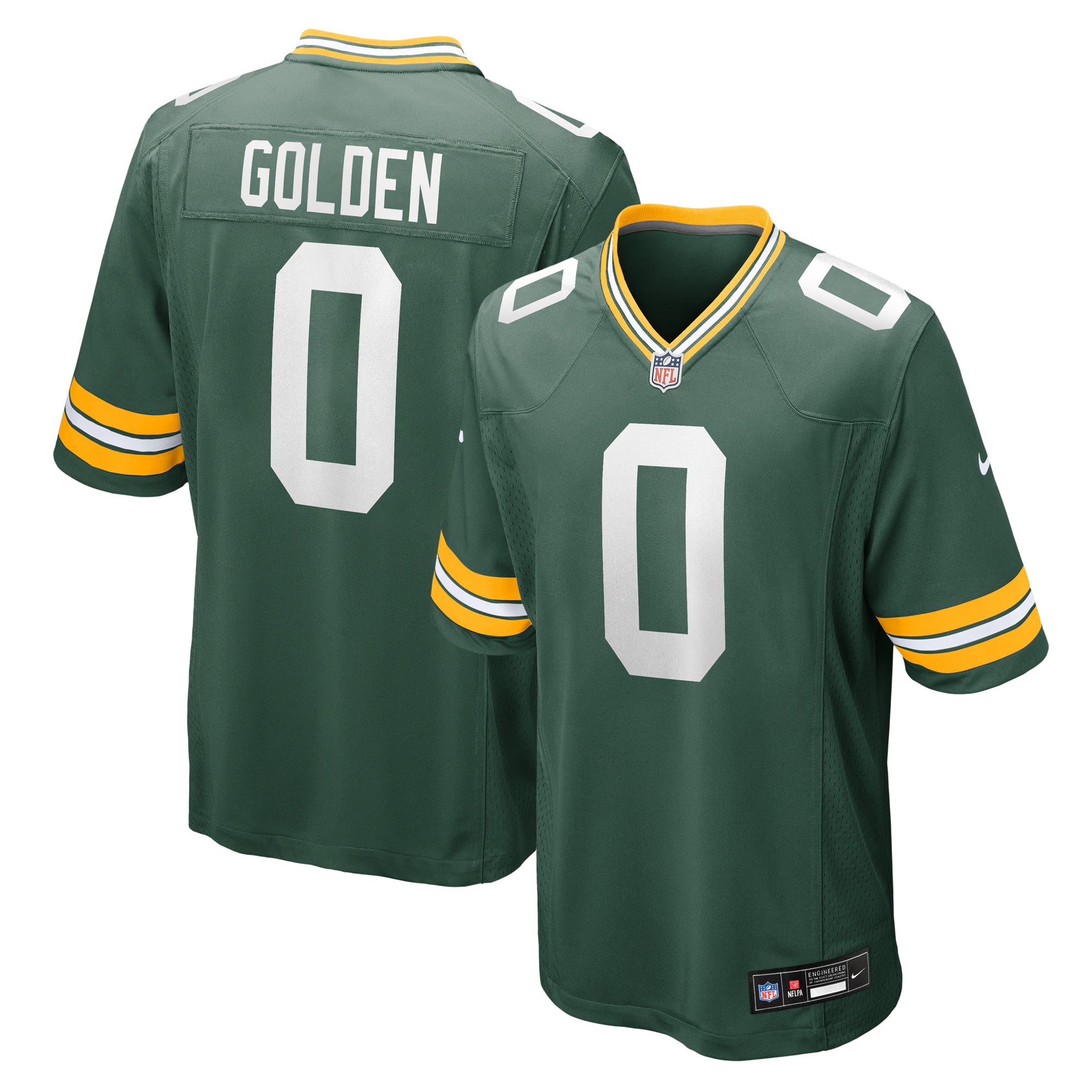 Matthew Golden Green Bay Packers Nike 2025 NFL Draft First Round Pick  Game Jersey - Green