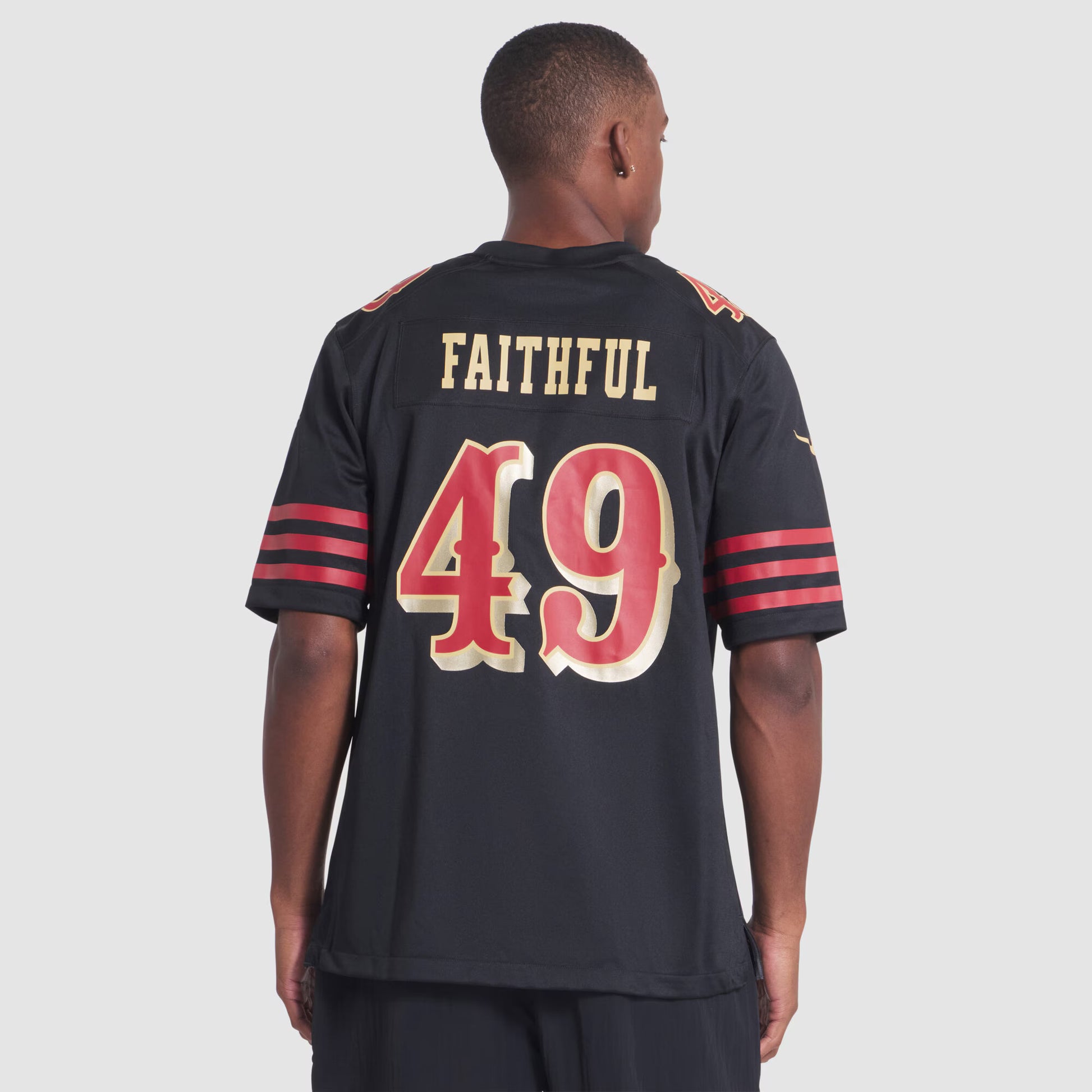 The Faithful San Francisco 49ers Nike 2025 Rivalries Collection Game Jersey - Black
