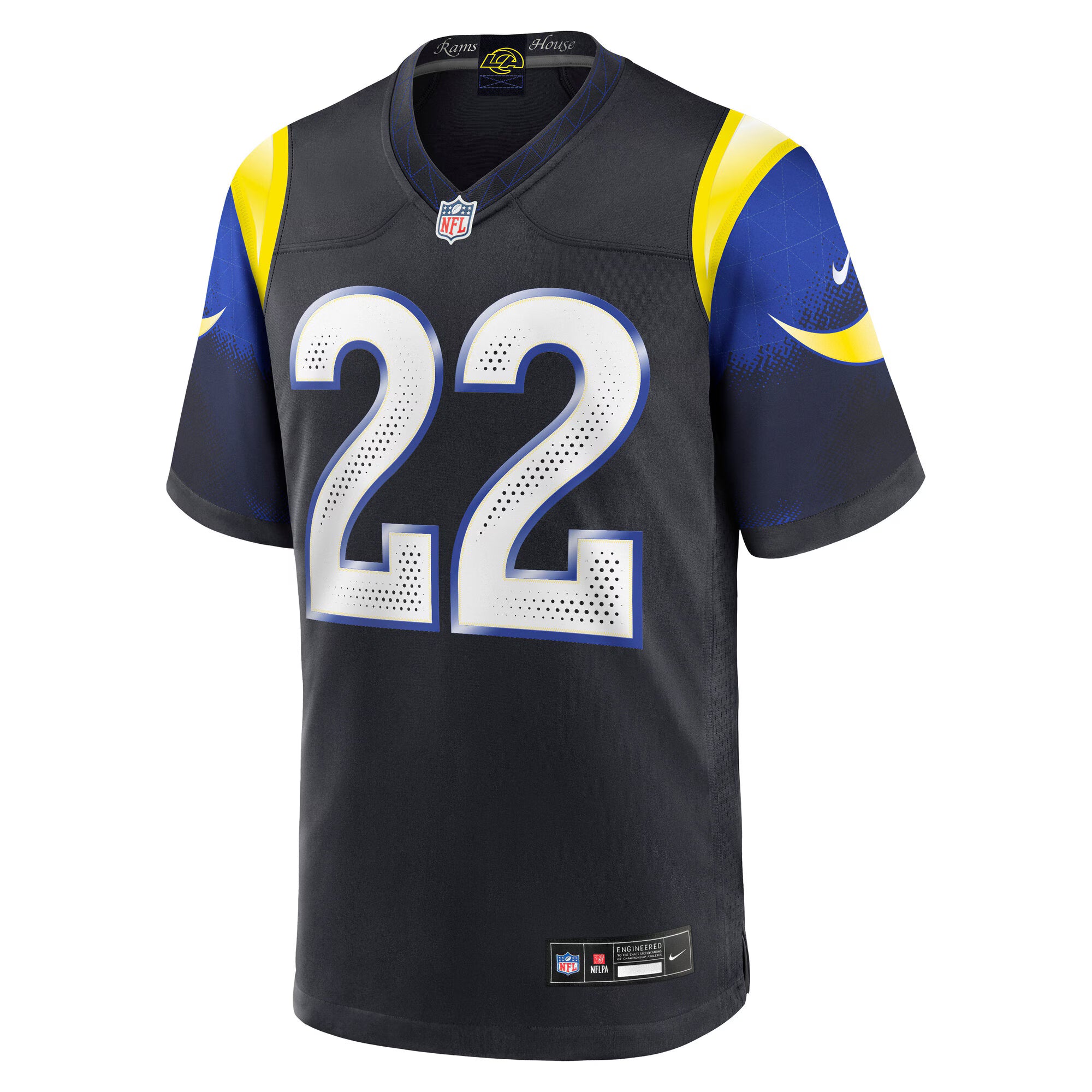 Blake Corum Los Angeles Rams Nike 2025 Rivalries Collection Game Jersey - Midnight Blue