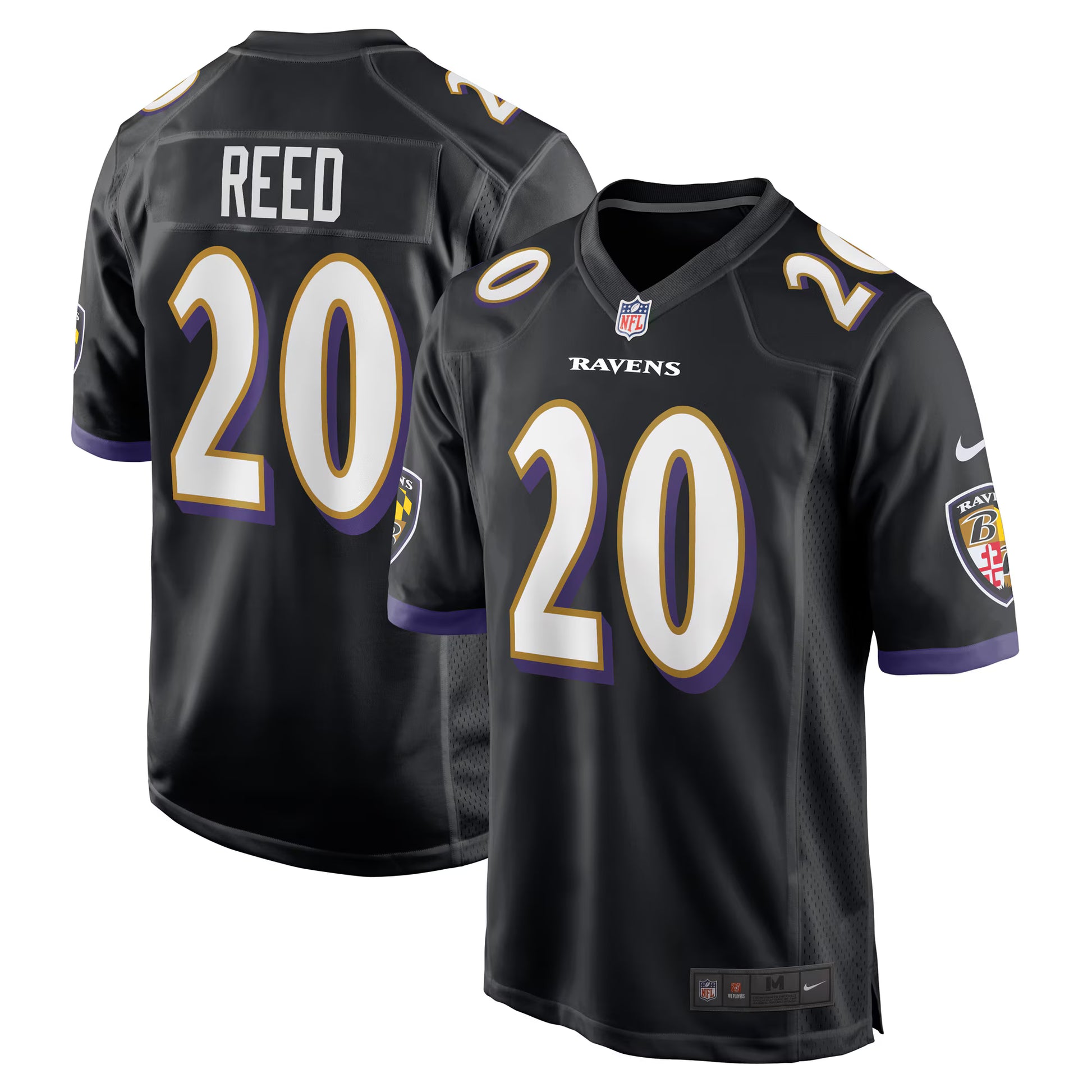 Ed Reed Baltimore Ravens Nike Retired Player Alternate Game Jersey - Black