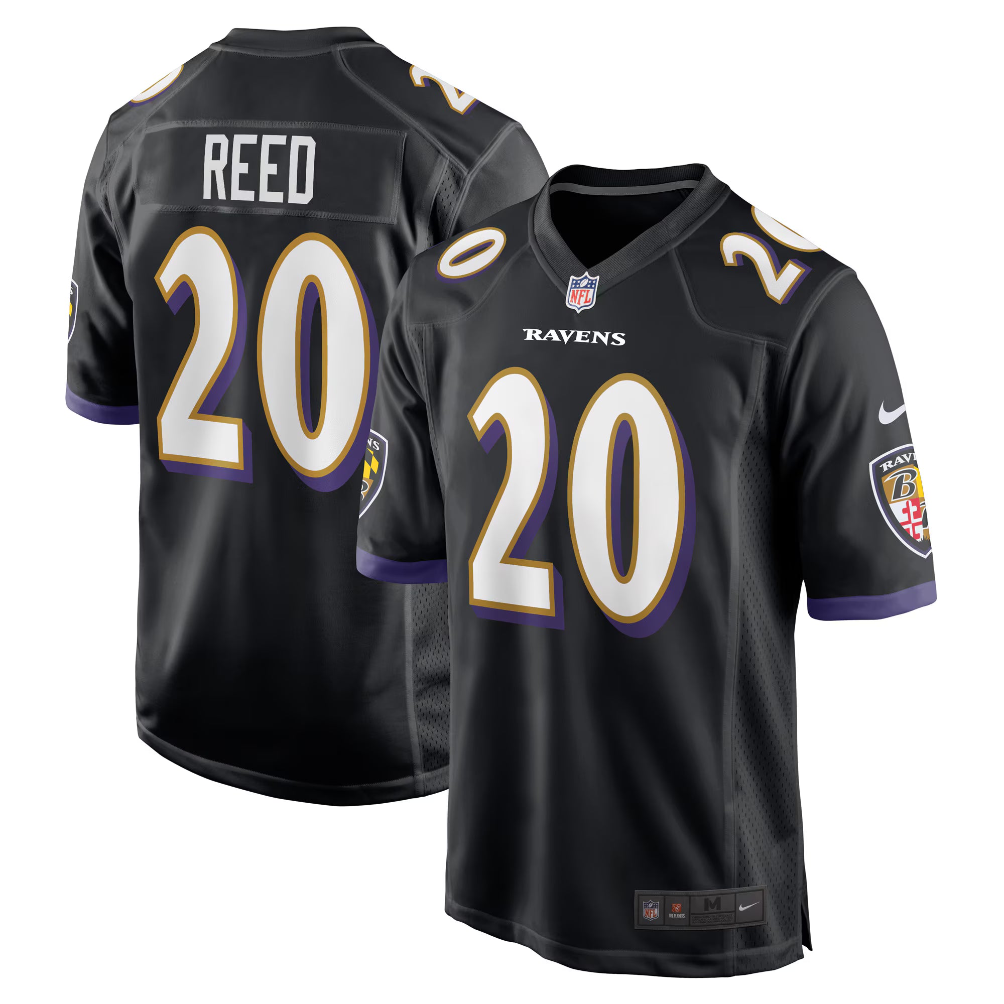 Ed Reed Baltimore Ravens Nike Retired Player Alternate Game Jersey - Black