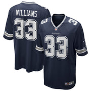 Javonte Williams Dallas Cowboys Nike Team Game Jersey - Navy