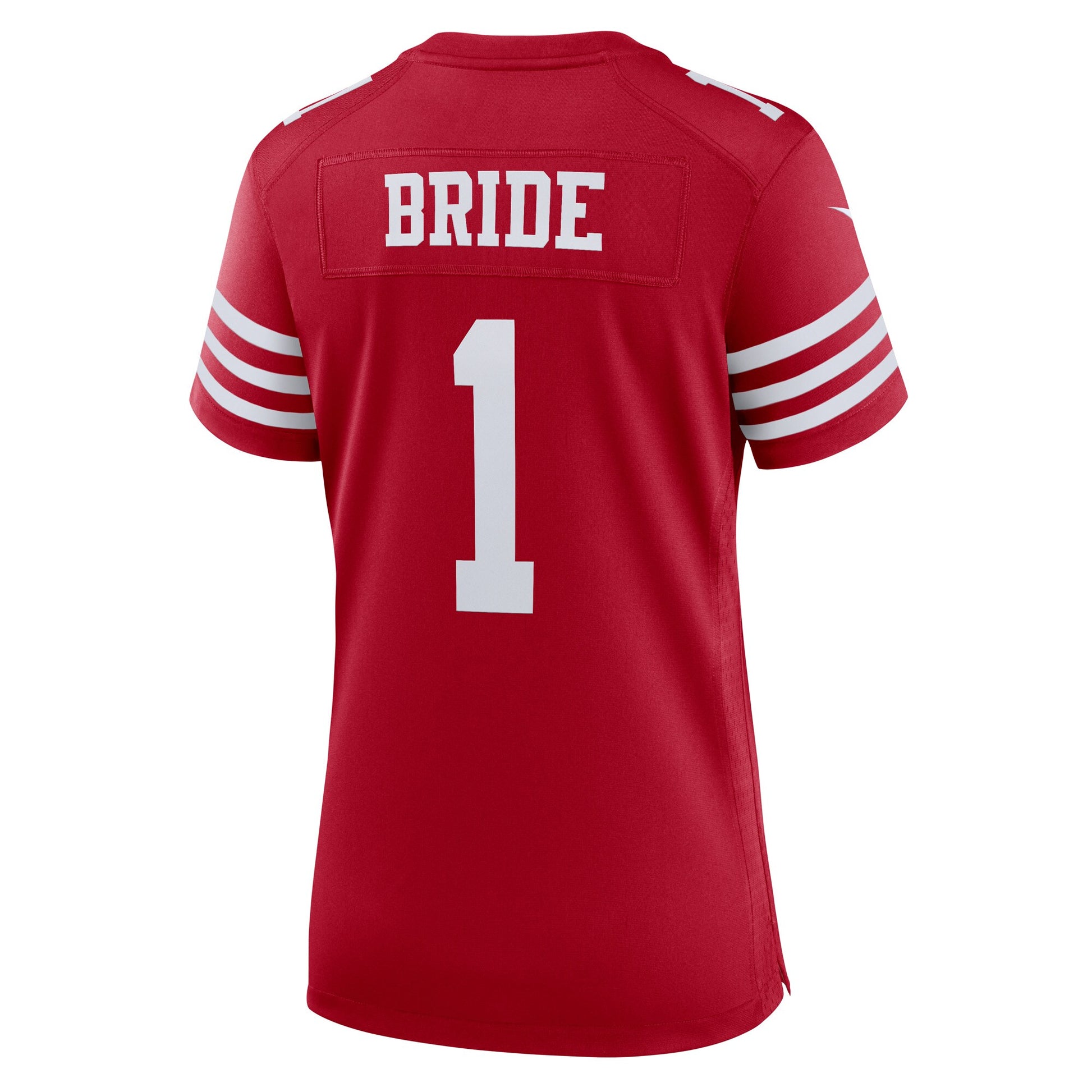 Number 1 Bride San Francisco 49ers Nike Women's Game Jersey - Scarlet