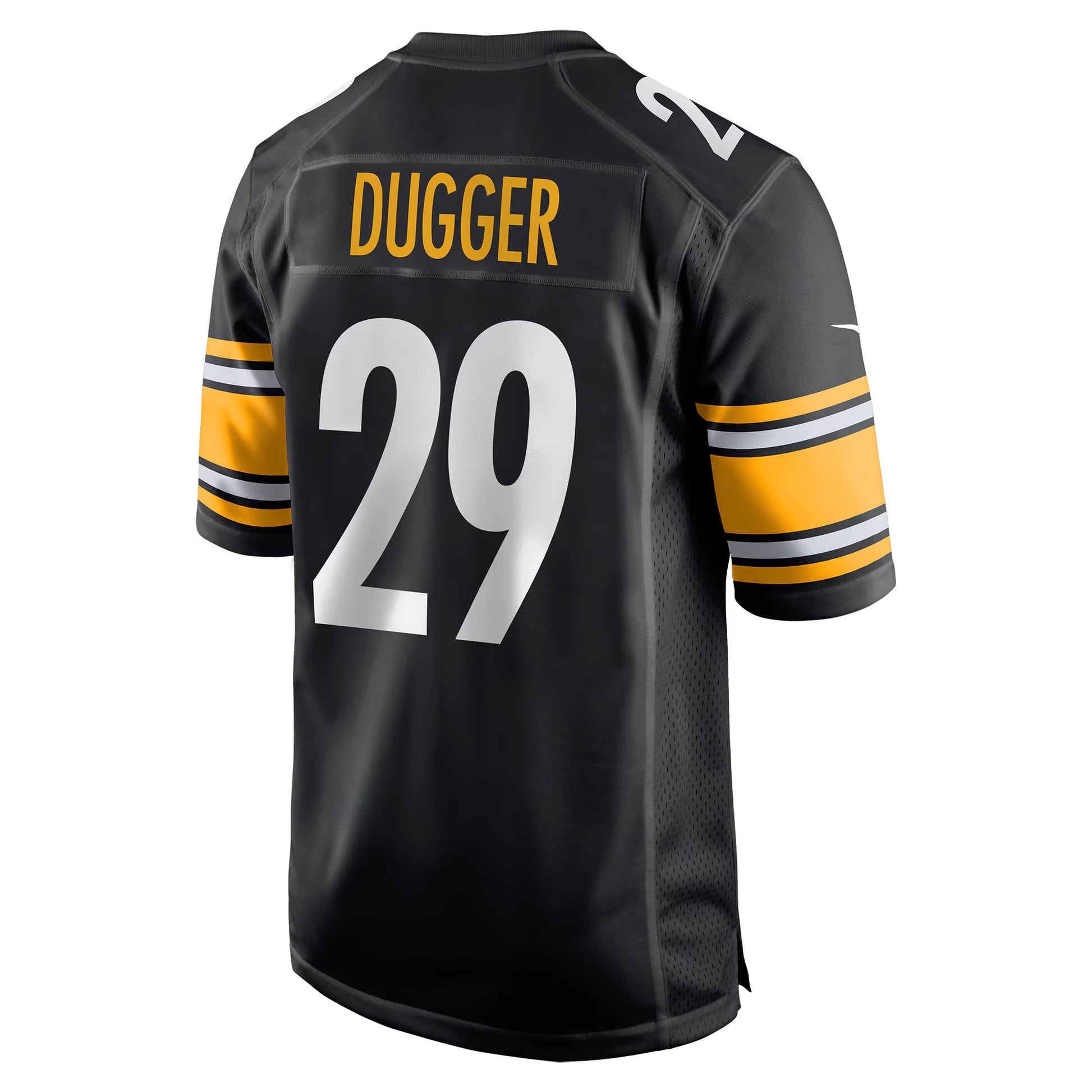 Kyle Dugger Pittsburgh Steelers Nike Team  Game Jersey -  Black