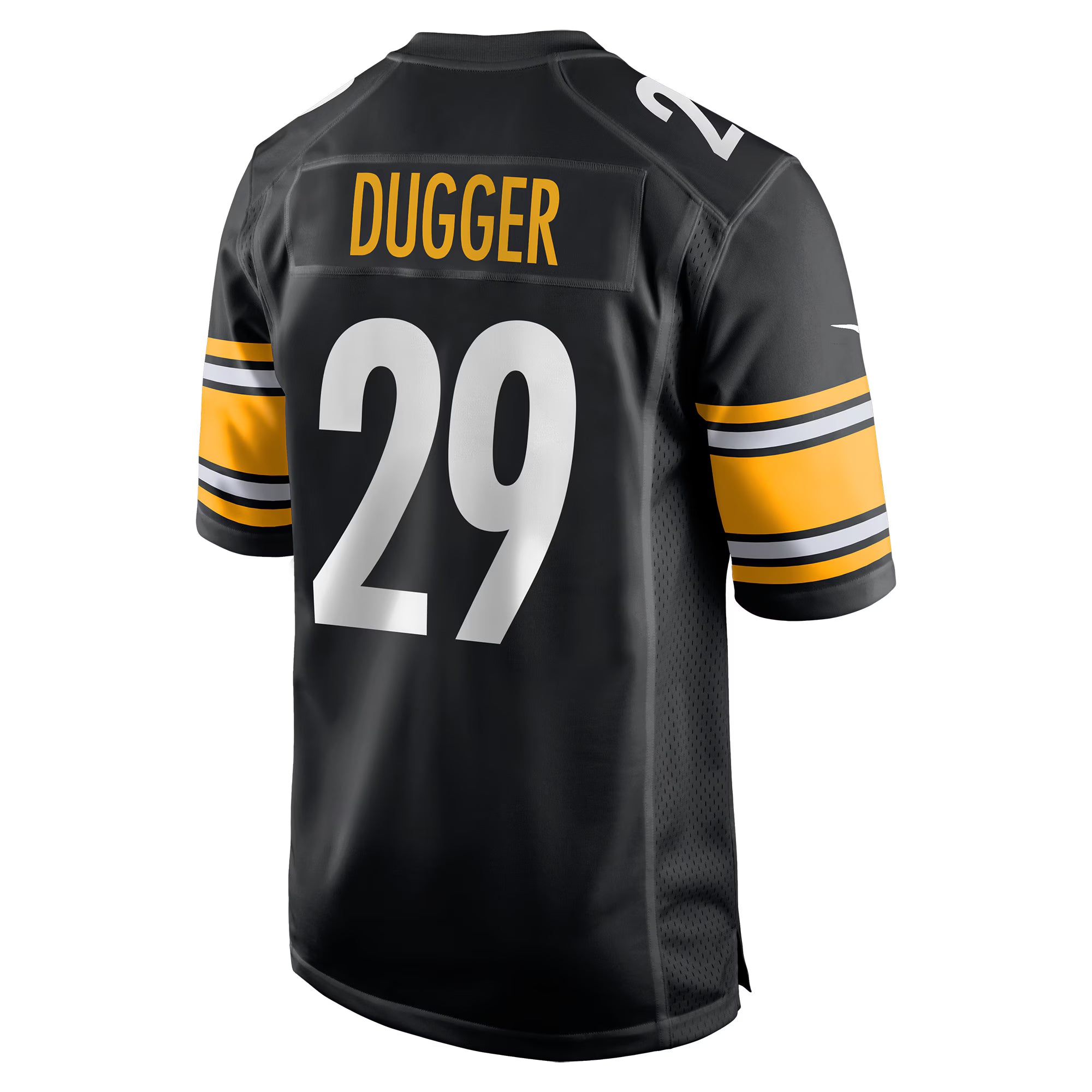 Kyle Dugger Pittsburgh Steelers Nike Team  Game Jersey -  Black