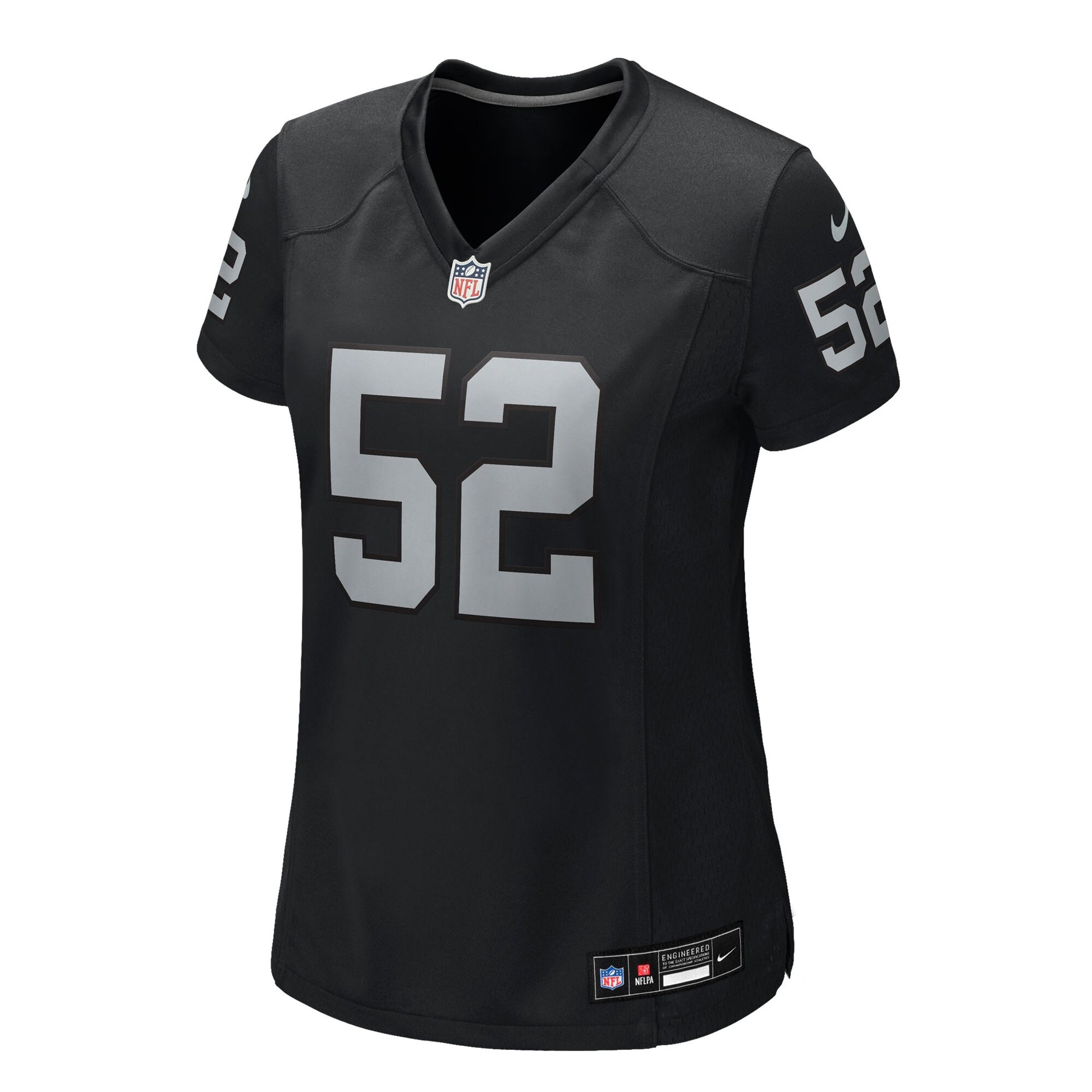 Elandon Roberts Las Vegas Raiders Nike Women's Team Game Jersey -  Black